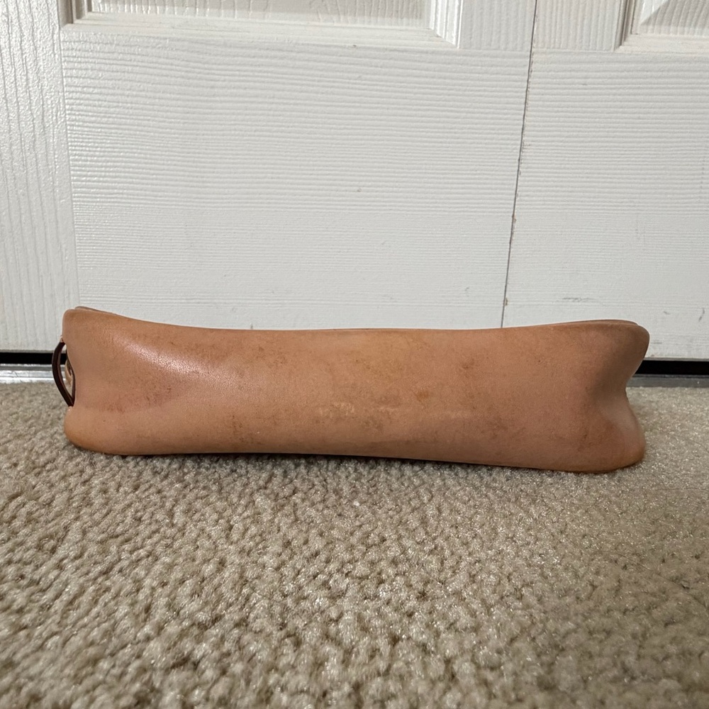 Vintage Coach Signature Demi mini Pouch Hand Bag Canvas Leather Beige 6094 - Picture 3 of 7